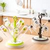 Heavy Duty Coffee Mug Cup Tree Removable Drying Stand for Mugs Cups Efficient Space Saving Organizer Coffee Cup Drying Holder