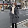 Womens Winter Puffer Coat 2026 Long Loose Cotton-Padded Jacket Over-Knee Warm Outerwear Cold Weather