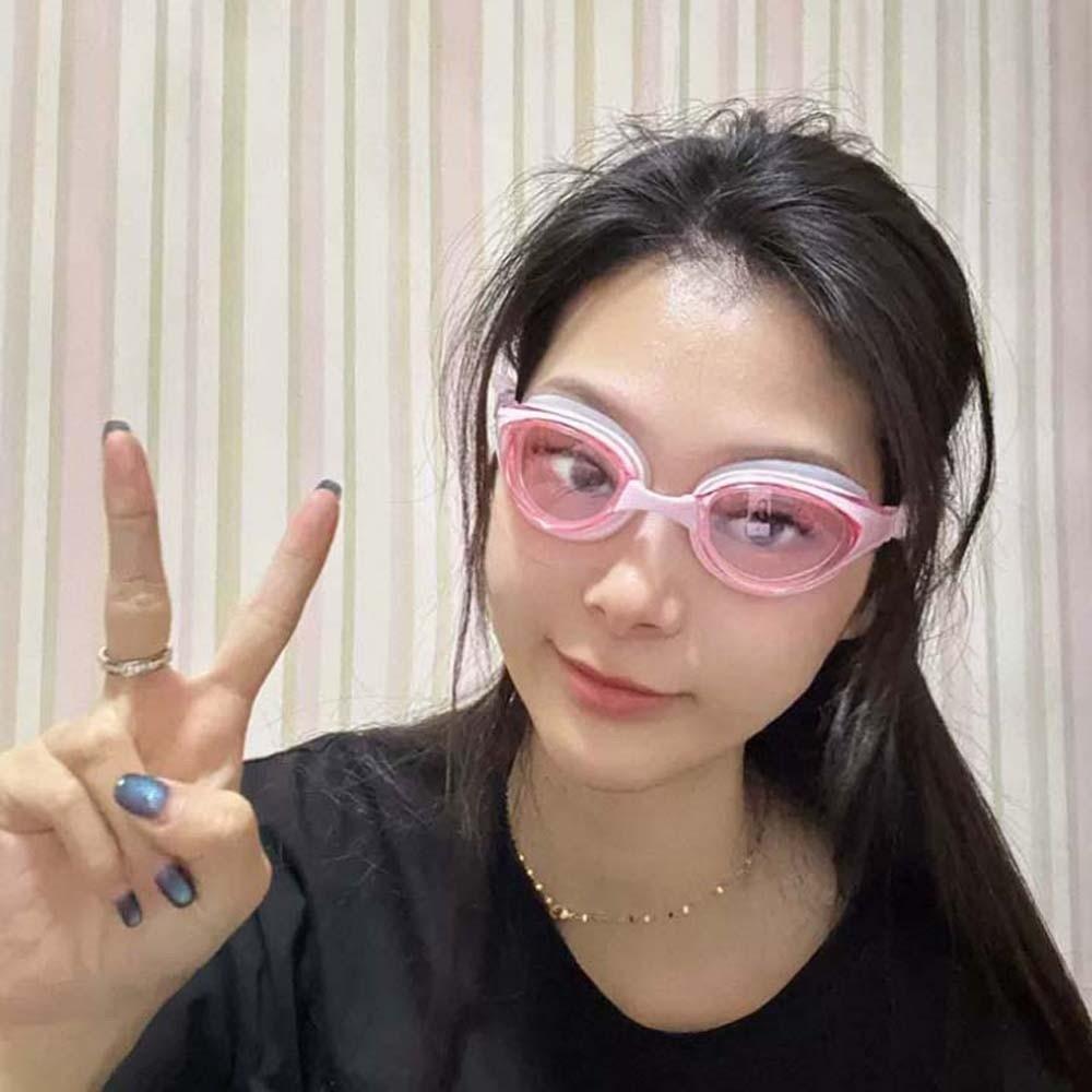 TPU Big Frame Swimming Goggles Waterproof Anti-fog Swim Eyewear  Diving Mask