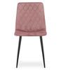 Turin Chair - Pink Velvet / Black Legs X 1