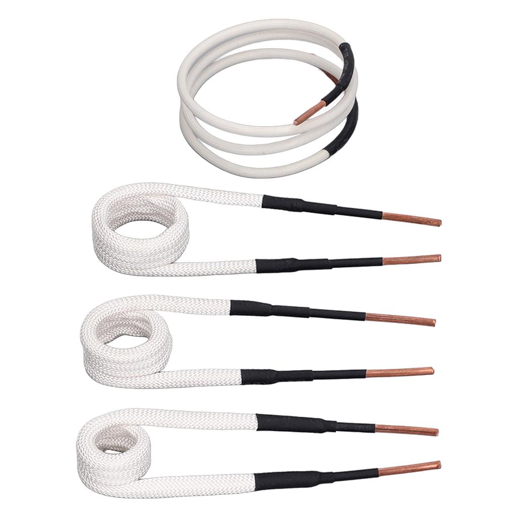 4-teiliges Induktionsheizspulen-Set mit 3,0 mm Messingkern, elektrische Wärmeinduktionsspule zum Entfernen von Muttern und Schrauben