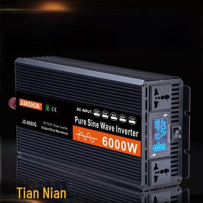 Onduleur à onde sinusoïdale pure 2021: 12 V/24 V/48 V à 220 V, haute puissance pour maison/voiture, 3 000 W/6 000 W