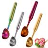 Heavy Duty Stainless Steel Ice Cream Scoop Ergonomic Handle Ice Cream Scoop for Gelato Sorbet Cookies Frui Ice Ball Maker Tools