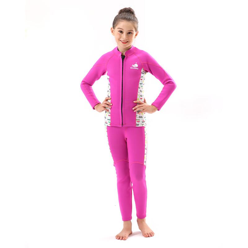 WEZHO Kids 2.5mm Long Sleeve Split Wetsuit