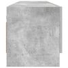 Wardrobe Concrete Grey 70 X 32.5 X 35 Cm Particleboard