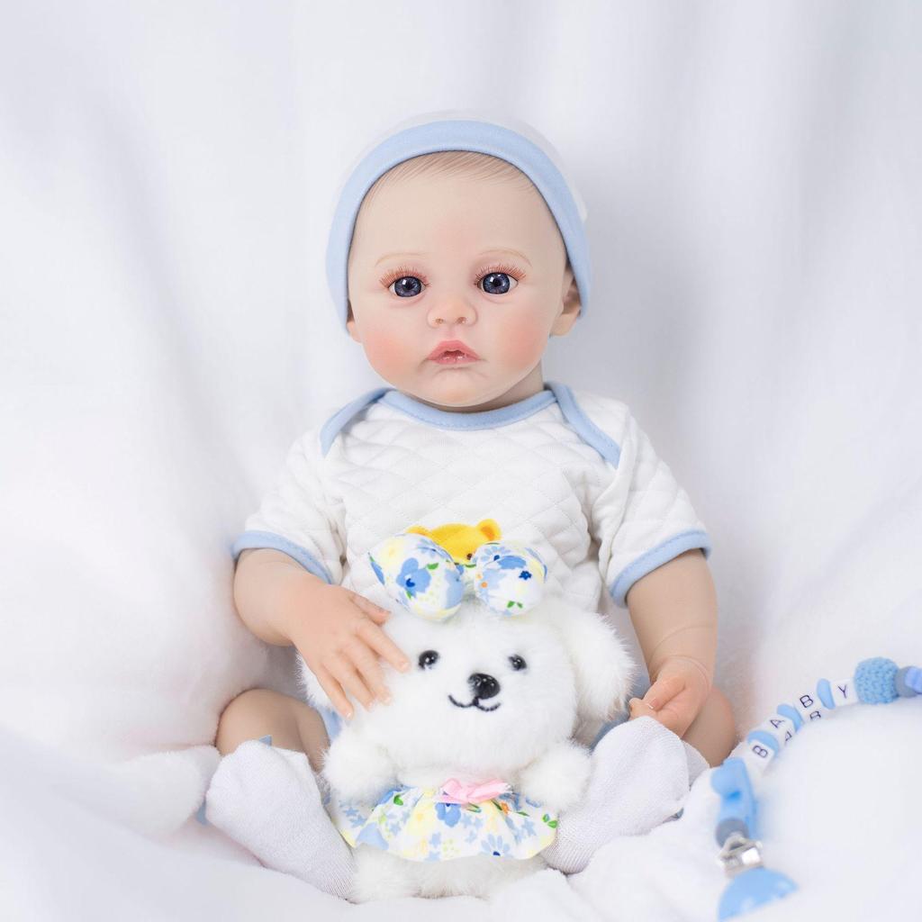 18-inch Hand-Painted Realistic Baby Reborn Doll