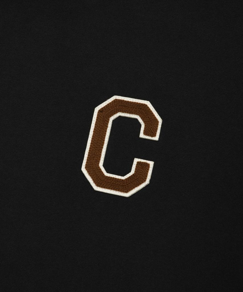 C Logo Hoodie Black