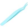 Eyelashes Tweezer False Lash Application Curved Stainless Steel Eyelash Extension Auxiliary Clip