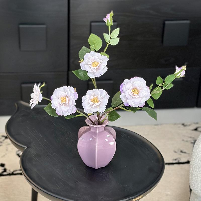 French Vintage Flower Vase Wedding Table Centerpiece Aesthetic Decorative Vases White Ceramic Vase Home Office Decoration