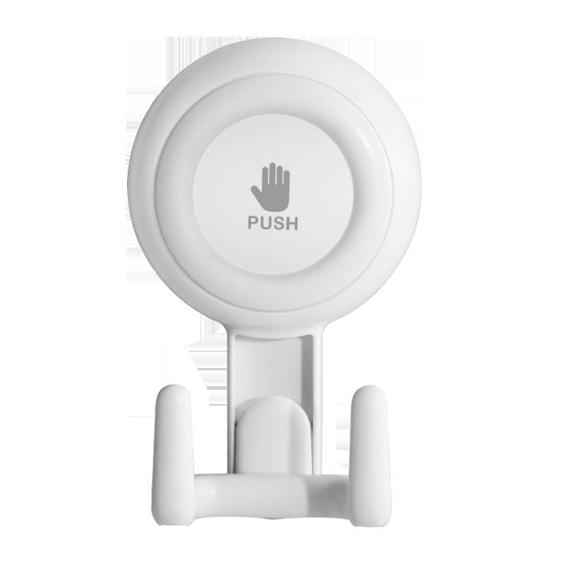 Vacuum Rotating Suction Cup Hook, Strong No-drilling Traceless Storage Rack Wall-mounted Adhesive Hook Multi-hook