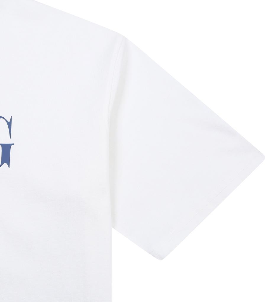 Beulluing Blueing Planet Logo Graphic Tee [White]