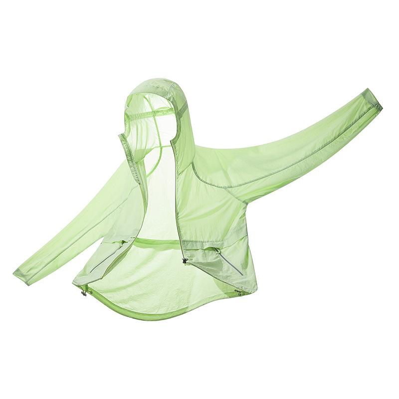 Outdoor light and thin sunscreen clothing women's UV protection breathable jacket sunscreen clothing sunshade spring and summer jacket women