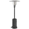 Patio Heater, Outdoor Gas, 11 kW, Adjustable Heat Settings, 82 x 82 x 223 cm, Black