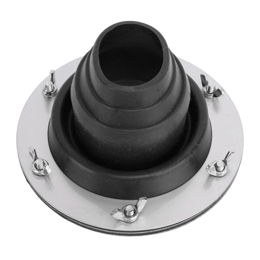 Teltkomfyrjacksett Høytemperatur silikonrørstøvel Blinkende takavtrekkssett Kompatibel med trippelvegg