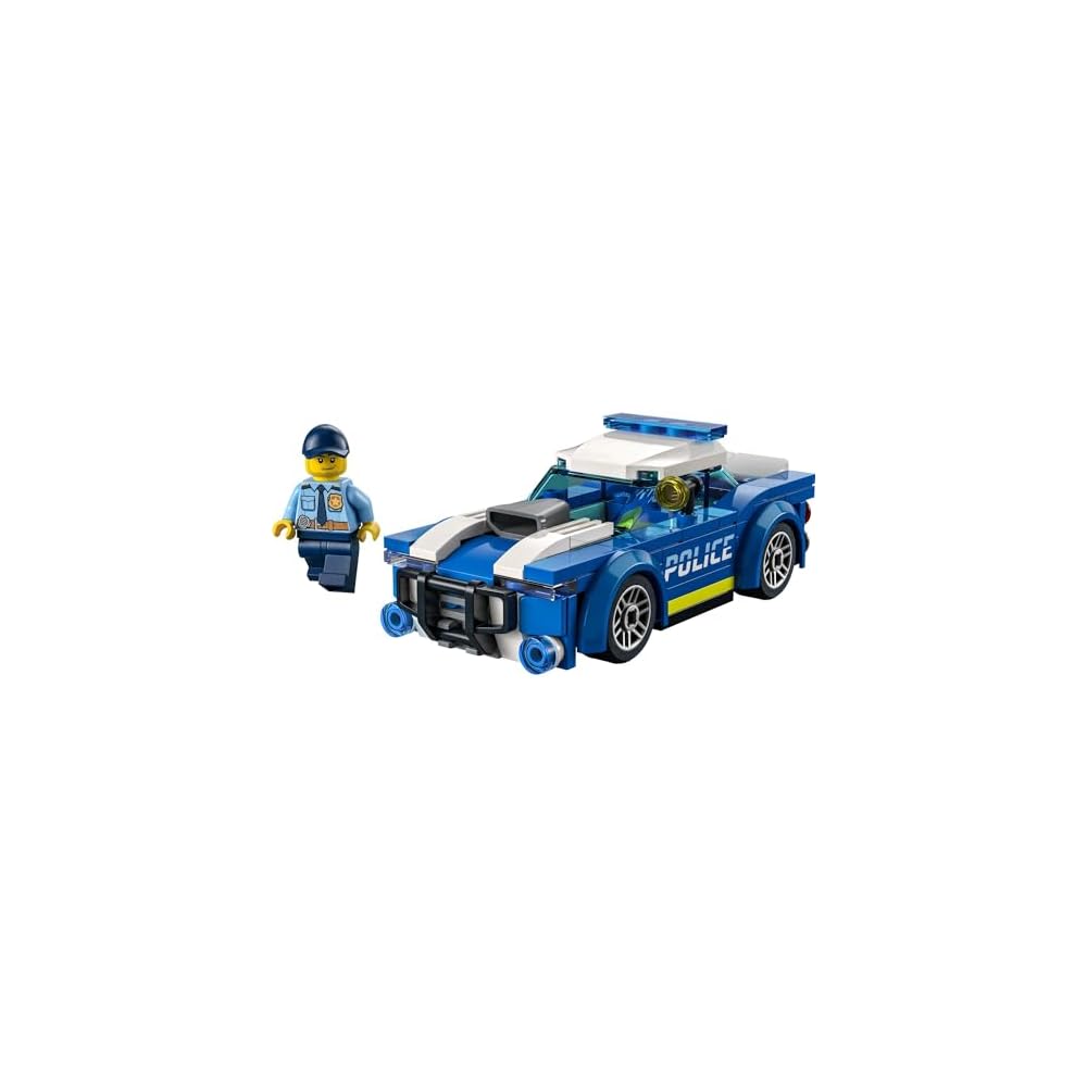 LEGO City Police Car Toy Building Set for Kids 5-8 Years Old Educational Vehicle 60312