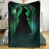 Wicked Theme Printed Blanket - Perfect for Couch, Bed, Travel & Outdoor Use | Machine Washable, Cozy & Durable.