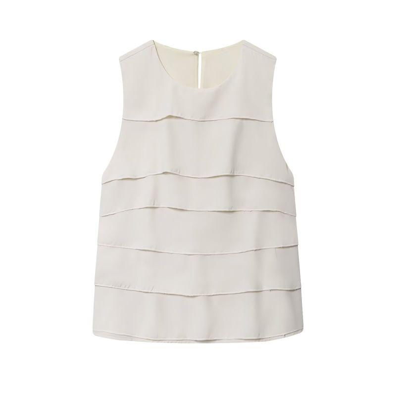 Za New Fall Women's Clothing 2025 Fashion Wind Fashion Street Silk Satin Texture Ruffle Top 83129457