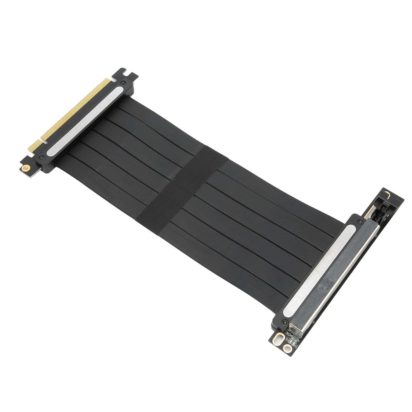 

PCIE 16X Cable with LED PCI Extension Cord Express Riser Extender Computer Parts
