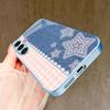Pink and blue stars PhoneCase for Samsung Galaxy S26 S25 S24 S23 S22 FE Ultra Plus Built-in glass feel bare machine Men women