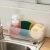 Kitchen Wall-mounted Adhesive Storage Rack Multifunctional Cabinet Door Storage Box Under Sink Drawer Shelf Bathroom Organizer