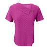 Women's openwork bohemian  shirt, casual and stylish -Purple XL