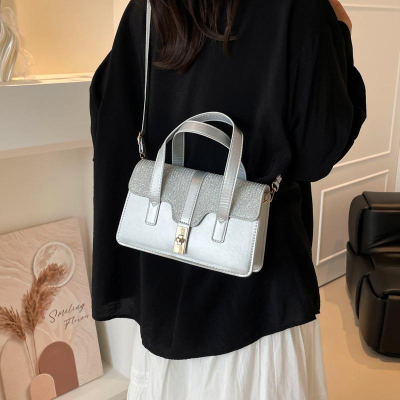 Summer New High-value Portable Handbag Commuter Women's Shoulder Messenger Bag Foreign-style Simple Bag
