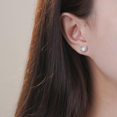 Flower Screw Earrings New Korean Sweet and Gentle Literary Earrings