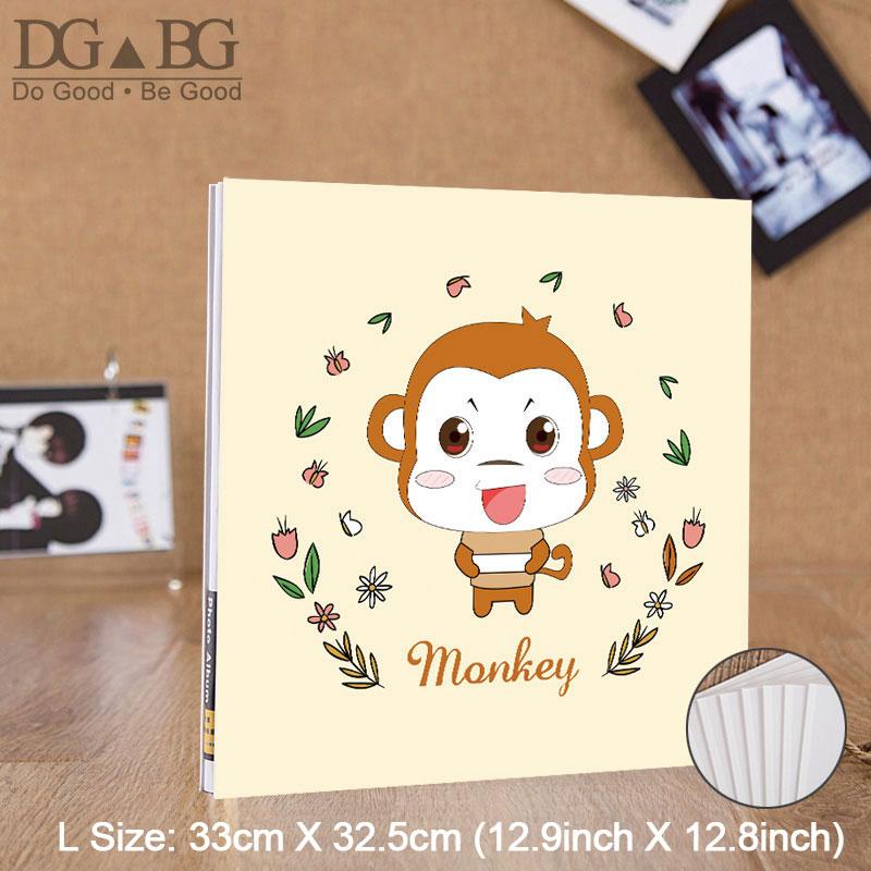 

Self Adhesive Photo Album 40 Pages Hardcover Magnetic Scrapbook for DIY Anniversary Valentines Day Travel Memory Book