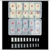 500PCS Extra Long False Nail Tips Acrylic Gel Salon Half Cover Tip Nail Tools
