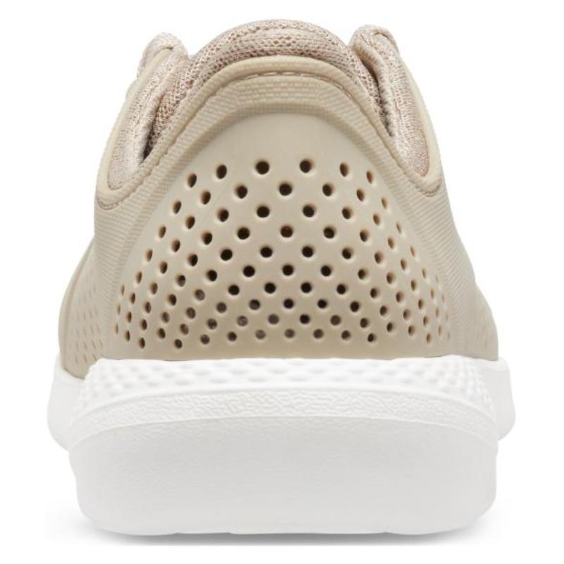 Crocs LiteRide Slip-Resistant Breathable Low-Top Running Shoes Men's Brown Beige