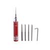 6pcs/set Model Scriber Anti-skid Handle Chisel Hex Key Wrench