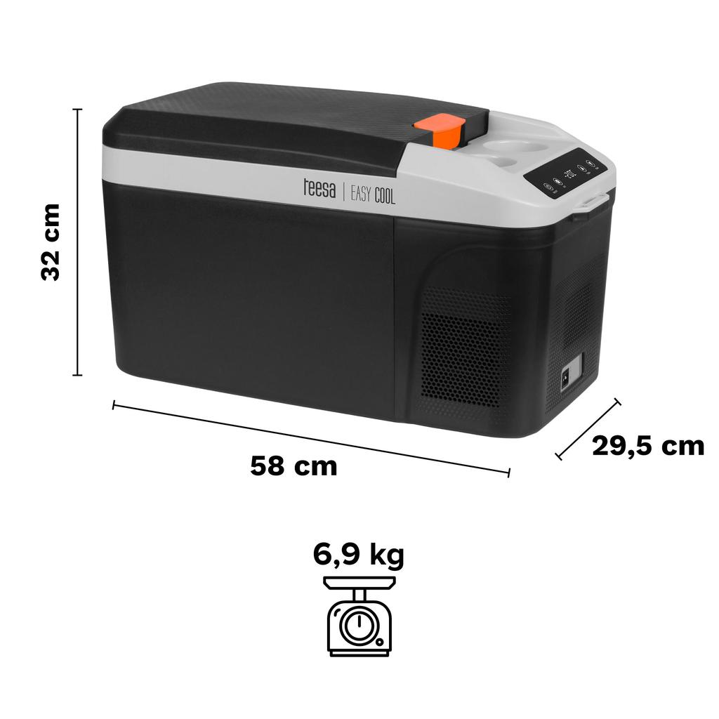 TEESA Kompressor-Kühlbox für Autos -22°C 13L DC12/24V 230V