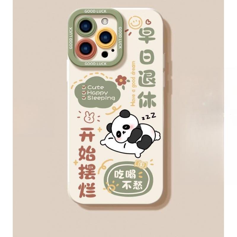 

Panda Совместим с Apple 16/15 Plus Матовый 14 Силиконовый 13mini Чехол 12promax Чехол для телефона Apple 16PROMAX