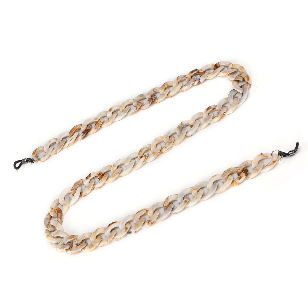 Acrylic Eyeglasses Chain Simple Stylish Sunglasses Lanyard Strap Jewelry AccessoryBrown