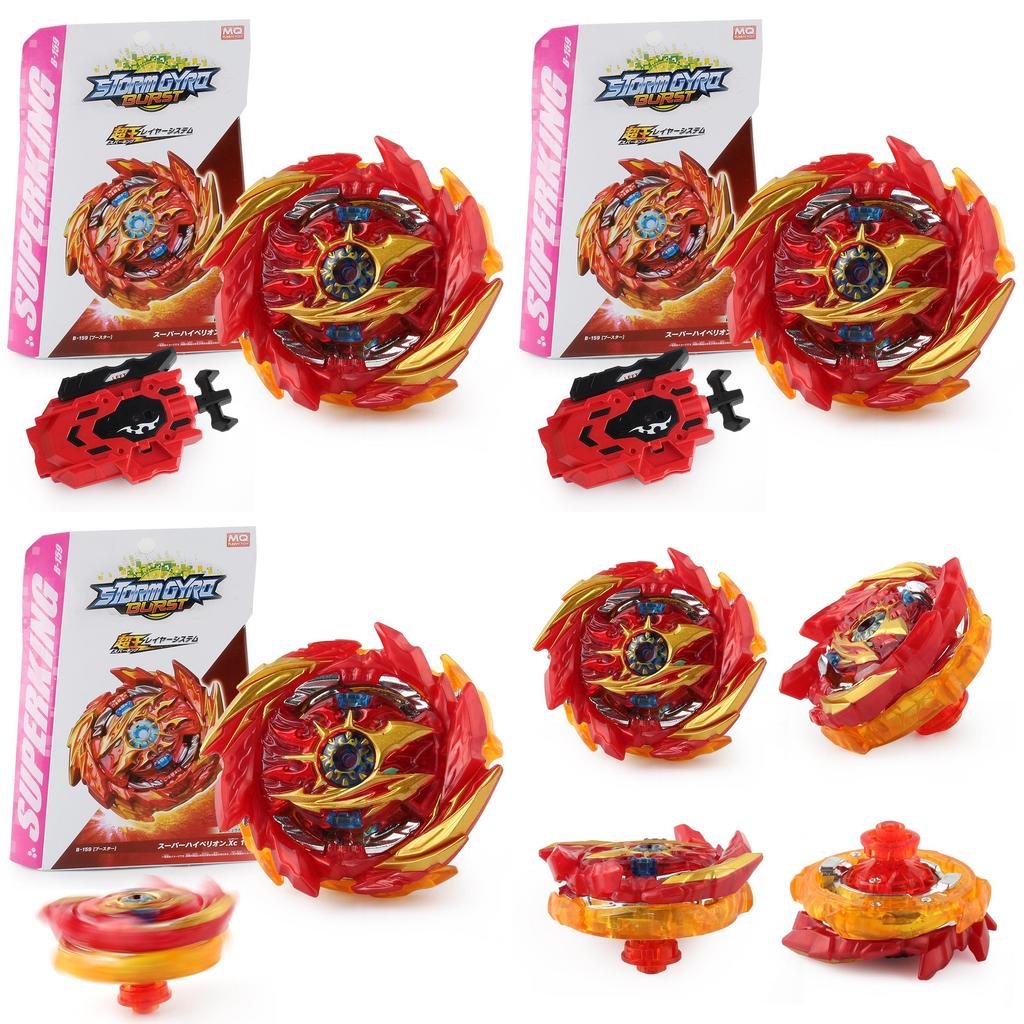 High Quality Mq-b-159-5 Explosive Spinning Top Toy With Dual Launching String Features