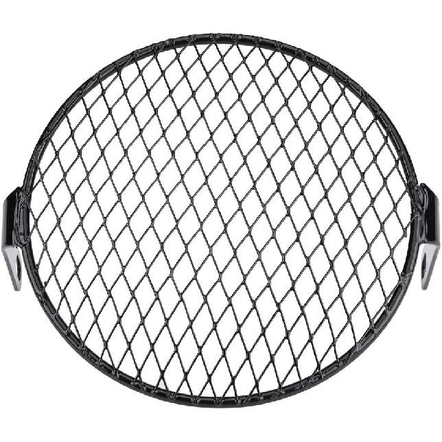 Решетка для фар мотоцикла Terisass - 6,5-дюймовая круглая защитная решетка, комплект для защиты фар мотоцикла Cruiser Chopper Cafe Racer, маска для защиты фар мотоцикла