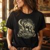 Vintage Capricorn Zodiac Shirt, Retro Astrology Goat Graphic Tee