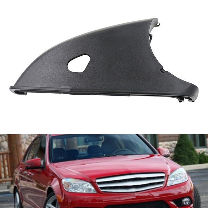 A03E-Auto Side Rearview Mirror Bottom Lower Holder Cover With Hole For Mercedes-Benz W204 W221 W212 GLA GLK