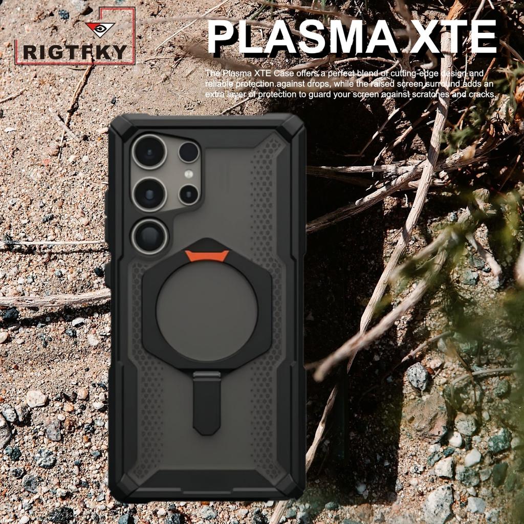 Wytrzymałe Pancerne Wojskowe Etui Shock do Telefonu Samsung Galaxy S26 Ultra S25 S24 S23 Plus Magnetyczna Podstawka Odporne na Uderzenia Pokrowiec