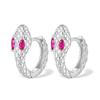 S925 Sterling Silver Zircon Snake Earrings - Cute, Stylish Animal Spirit Jewelry for Women