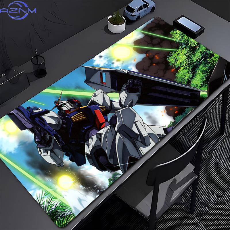 Mechanical Warrior Gundam Mk II Mouse Pad Large Rubber Keyboard Mouse Carpet Anti-slip Gamer Mouse Pad Coaster PC Anime Mousepad