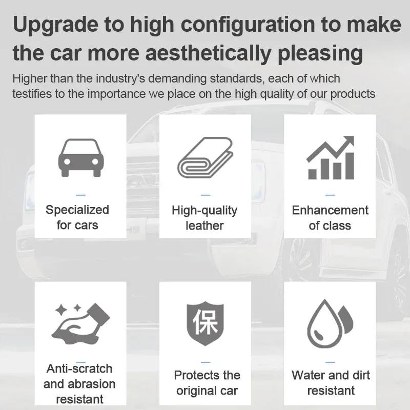 For MG One Accessories   2024 2025 Car Door Leather Anti Kick Pad Dustproof Protector Edge Film Stickers Side Interior