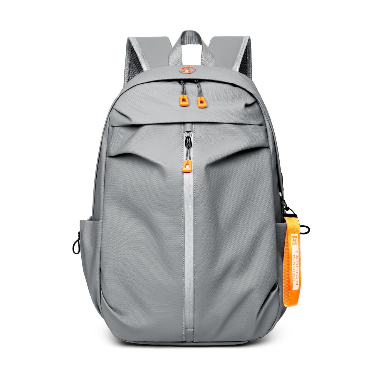 

Backpack Large Capacity School Bag College Student Multifunctional USB Socket Backpack Air Cushion Strap Guochao серый