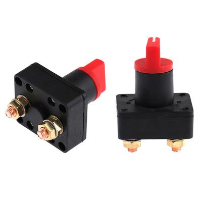Isolador Mestre de Bateria de Carro 12V Desconectar Rotativo Desligar Chave de Corte de Energia Liga/Desliga Desconexão de Bateria Seletor de Desligamento 100A