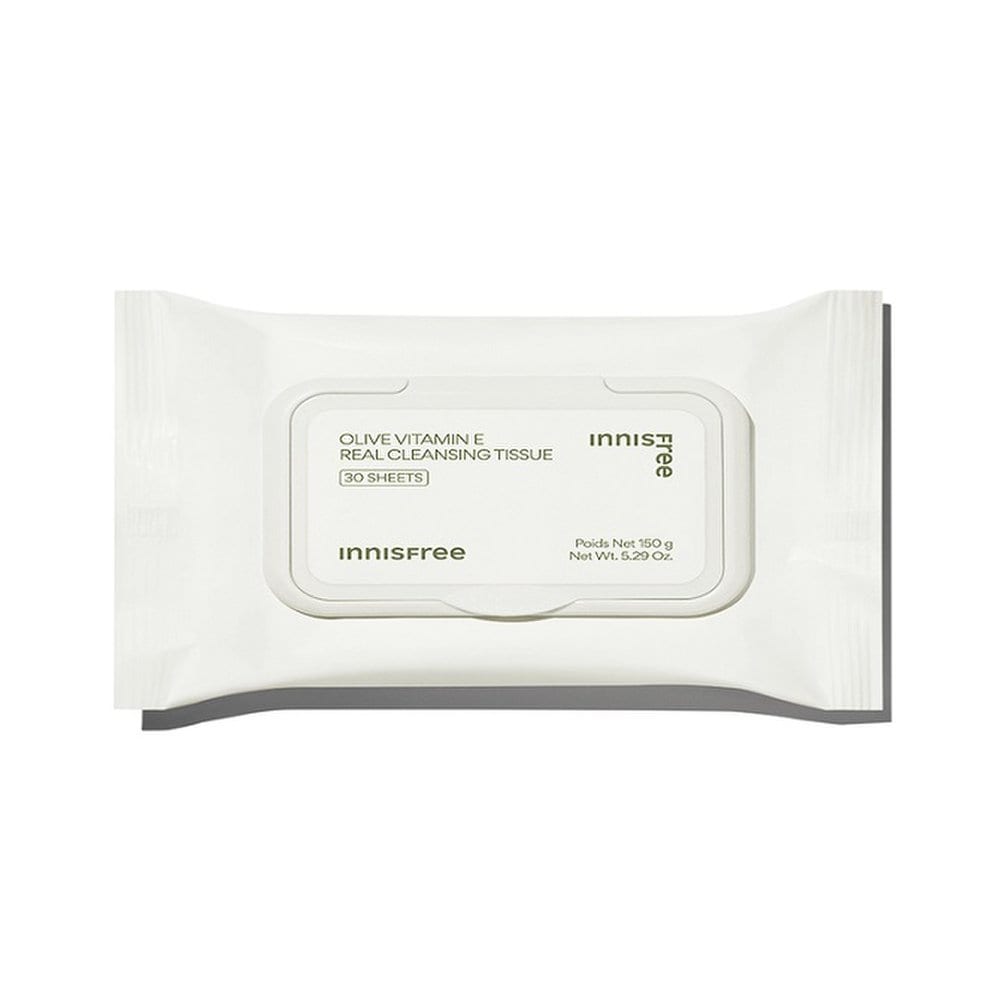 

Innisfree Olive Vitamin E Real Очищающие салфетки 30 листов 60 мл