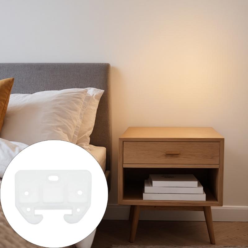 20pack Drawer Slides Fasteners with Screws Plastic Materials Quick Mounting for Cabinet Repair Projects