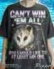 Opossum Can'T Win Em All Comfort Colors® Tshirt, Possum Tees, 90S Bootleg Sweater, Vintage Word Art Tanktop, Retro Aesthetic Meme Gift