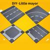 Classic Building Block Base Plate City View Traffic Road Figures Construction Toys Bricks 32Dots Plastic Baseplates Kids Gifts
