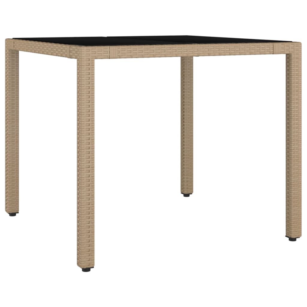 Vidaxl 5-Cz. Garden Furniture Set With Cushions, Beige, Poly Rattan