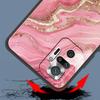 Fashion Gold Pink Marble Phone Case For Xiaomi Redmi Note 14 13 5G 10 11 12 Pro Plus 4G 14C 13C 12C 10C Black Cover